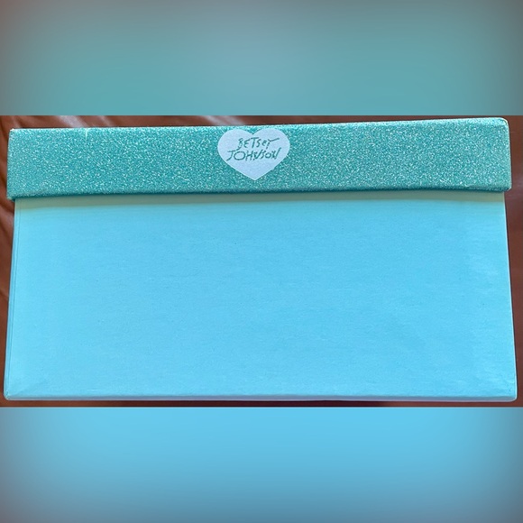 BNWTIB!Blue by Betsey Johnson,SB-HAZIL Silver Satin Rhinestone D'Orsay Stilettos - Picture 12 of 16